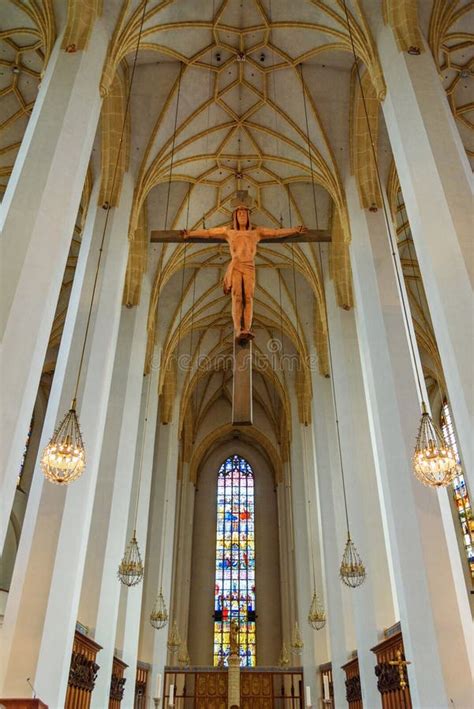 Interior of Frauenkirche or Cathedral of Our Dear Lady in Munich ...