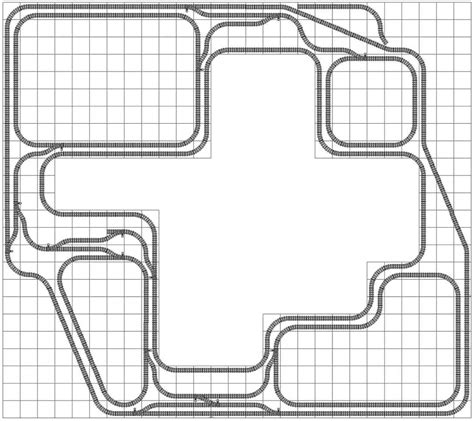 Lego Train Track Layout Geometry | GallaghersArt