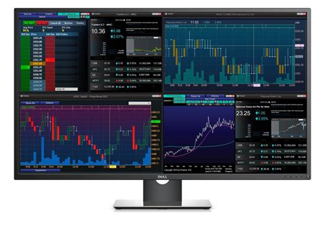 Dell's 43 Ultra HD 4K Multi-Client Monitor is a huge 4-screen display ...