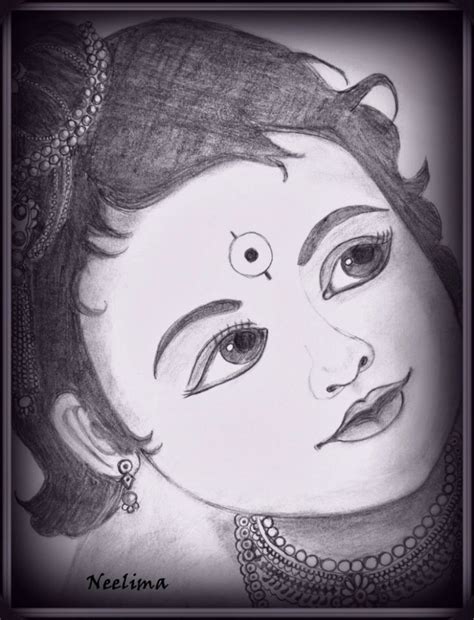 25K Sample Krishna Face Sketch Drawing Free For Download - Sketch Art ...