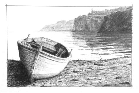 Row Boat Sketch at PaintingValley.com | Explore collection of Row Boat ...