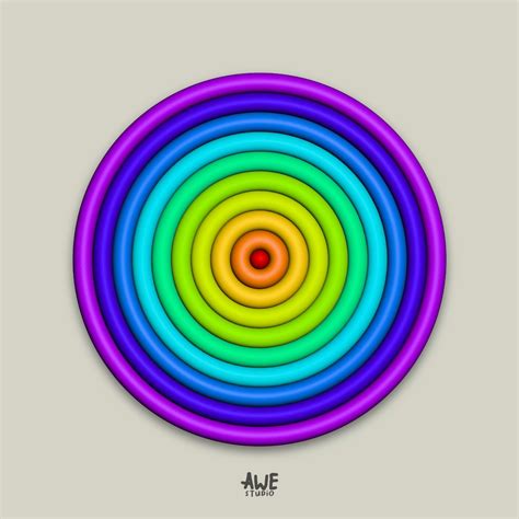 Rainbow Circle by Ayette Hitalia on Dribbble