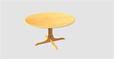 3D animated Round Table | CGTrader