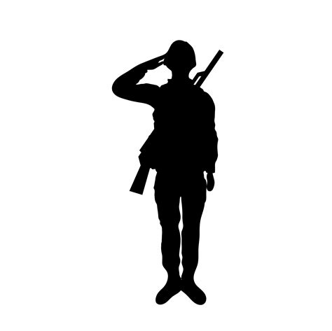 Soldier Silhouette Vector Art, Icons, and Graphics for Free Download