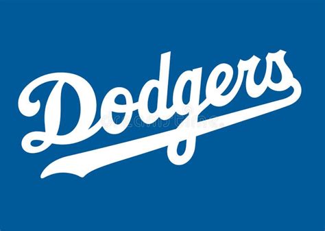 Los Angeles Dodgers Logo editorial photo. Illustration of brands ...