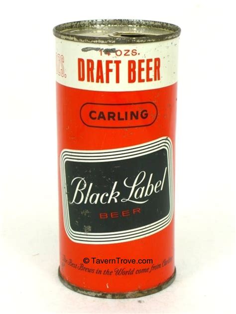 Item #74279 1964 Black Label Beer Tab Top Can T140-10V