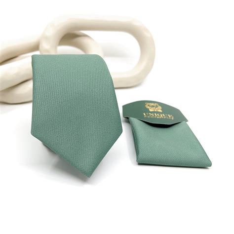 Sage Green Necktie, Dusty Sage Green Men Ties, Wedding Tie, Groom ...