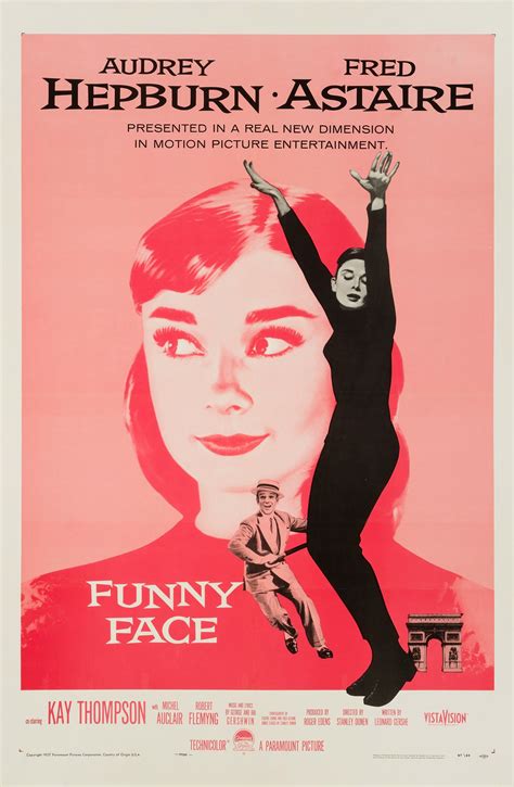 Audrey Hepburn - Funny Face, Original Vintage US One Sheet Movie Poster ...