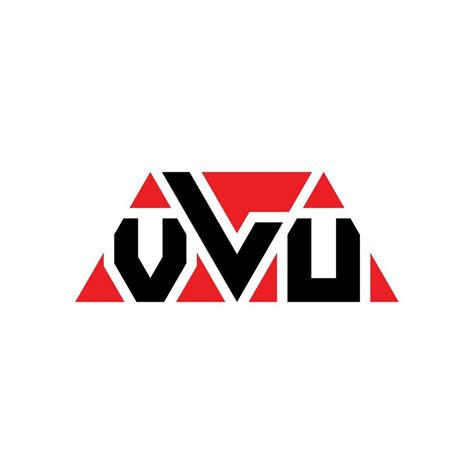 VLU triangle letter logo design with triangle shape. VLU triangle logo ...