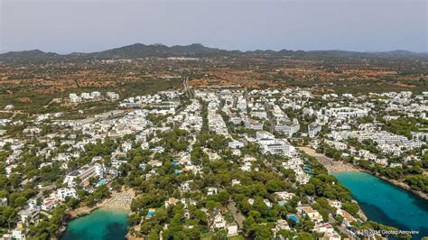 Cala d'Or - Mallorca - Balearic Islands - Spain. A tiny beach 45 meters ...