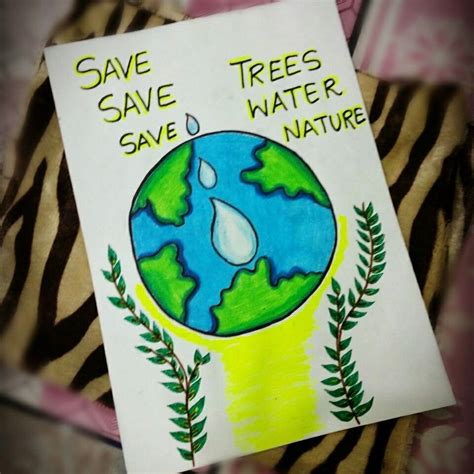 How To Draw Save Trees Save Water Save Nature Poster Save Water ...