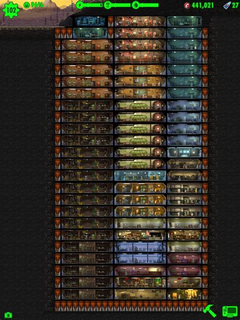 [Vault] My 25 floor vault : r/falloutshelter