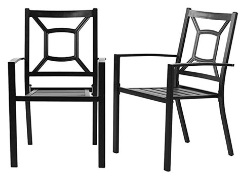 5 Black Metal Bistro Chairs - kutaie furniture