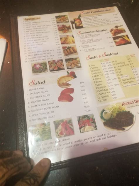 Menu at Hello Sushi restaurant, Redlands