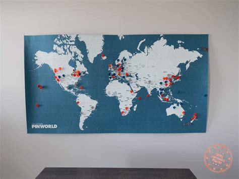 Best World Map with Pins for Travellers at Home - Going Awesome Places