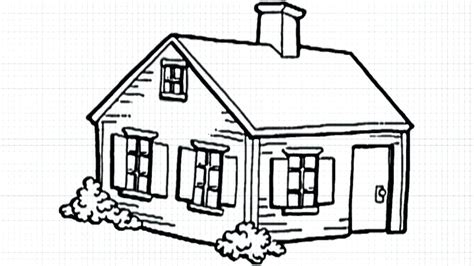 Cottage Drawing at GetDrawings | Free download