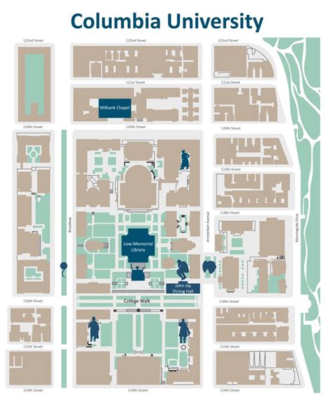 Columbia University Campus Map - EverGreene Architectural Arts