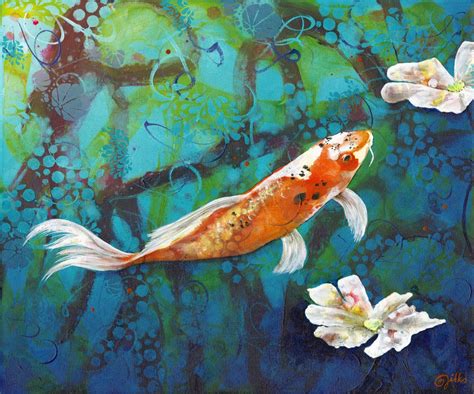 Japanese Koi Art Paintings