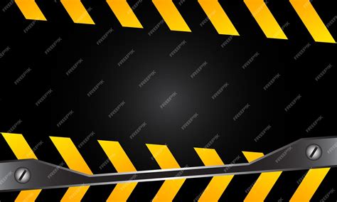 Premium Vector | Construction background patern do not cross police ...