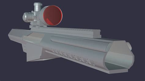 [WIP]Barrett XM109 20MM — polycount