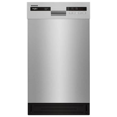 Whirlpool 50-Decibel Built-in Dishwasher (Stainless Steel) (Common: 18 ...