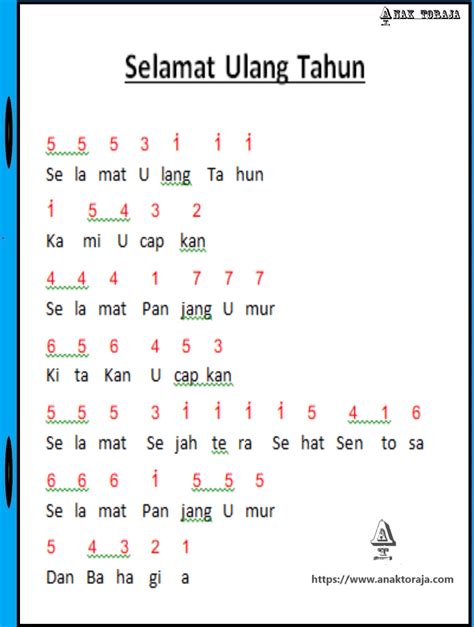 Lirik Lagu Selamat Ulang Tahun Gellen - ACCDIS English Hub