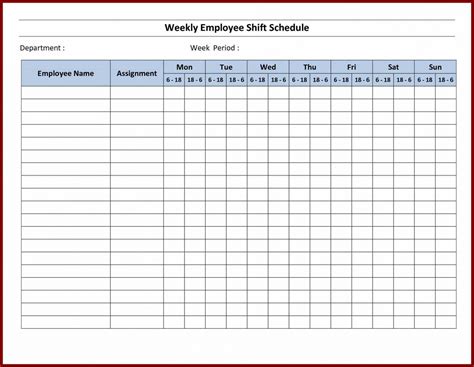 Printable Schedule Maker | Farrah Printable