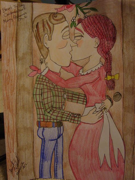 Woody and Jessie kissing under Mistletoe by spidyphan2 on DeviantArt