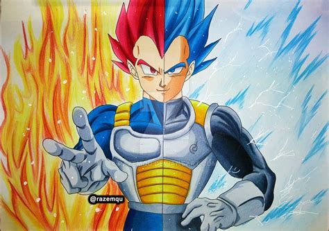 Dragon Ball Vegeta Super Saiyan God - Dragonball HD Wallpaper