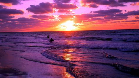 🔥 Free Download Purple Beach Sunset Wallpaper by @slynch78 ...