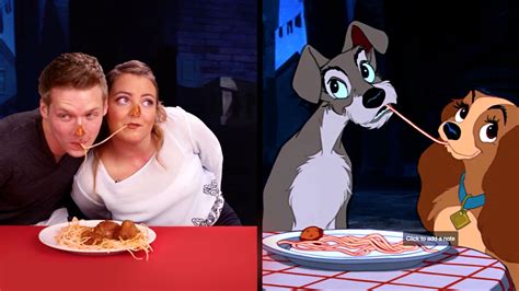 Total Strangers Recreate the Lady and the Tramp Spaghetti Scene ...