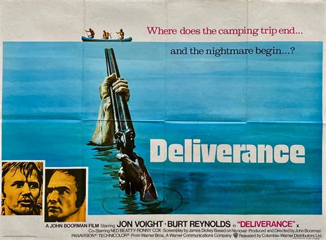 Original Deliverance Movie Poster - John Boorman - Burt Reynolds