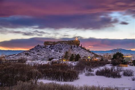 Castle Rock Colorado Winter Landscape Photos 2019