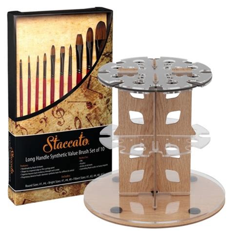 Mezzo Rotating Paint Brush Storage Rack W/ Creative Mark Staccato ...