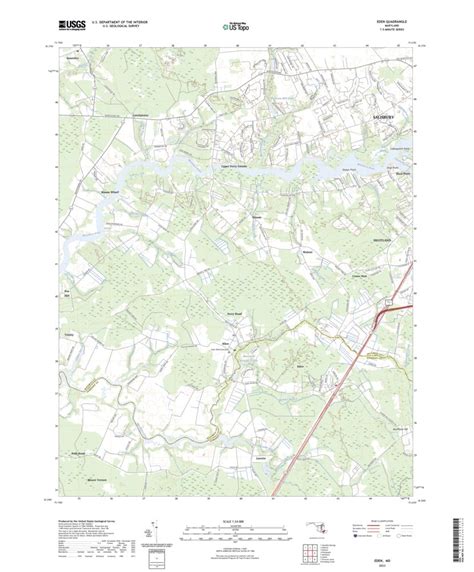 Eden, MD (2023, 24000-Scale) Map by United States Geological Survey ...