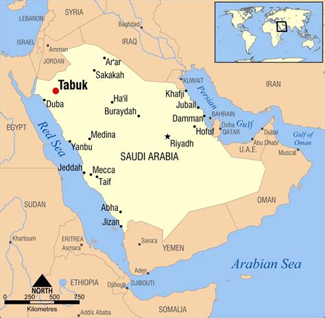 Tabuk Saudi Arabia map - Tabuk KSA map (Western Asia - Asia)