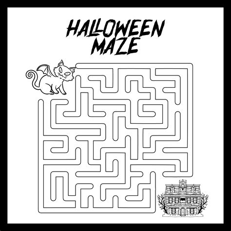 Free Printable Halloween Mazes