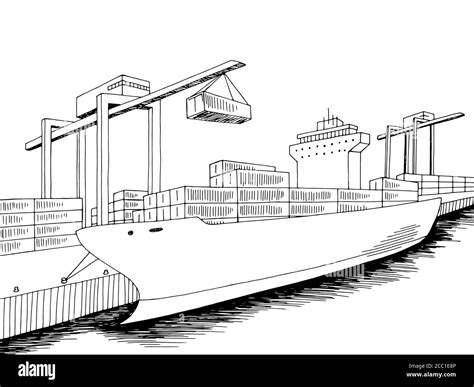 Cargo Ship Outline