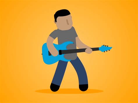 Metal Guitar by Tucker Cubbon on Dribbble