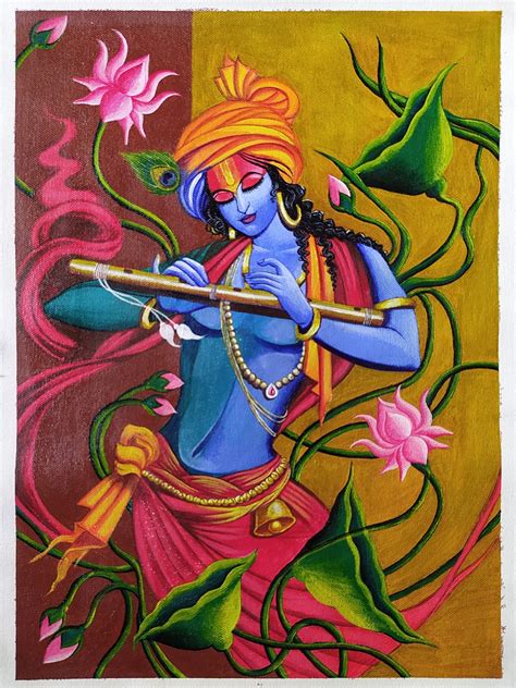 Krishna Painting Wallpapers Top Free Krishna Painting, 55% OFF