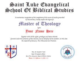 Master of Theology Program