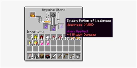 Splash Potion Of Weakness Png - Draw-nugget