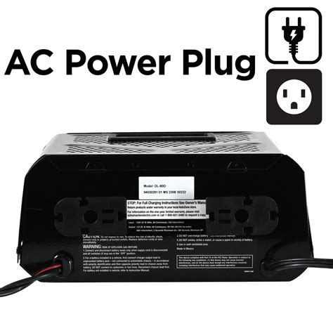 Duralast 80 Amp 12 Volt Battery Charger DL-80D