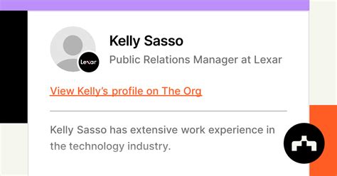 Kelly Sasso - Public Relations Manager at Lexar | The Org