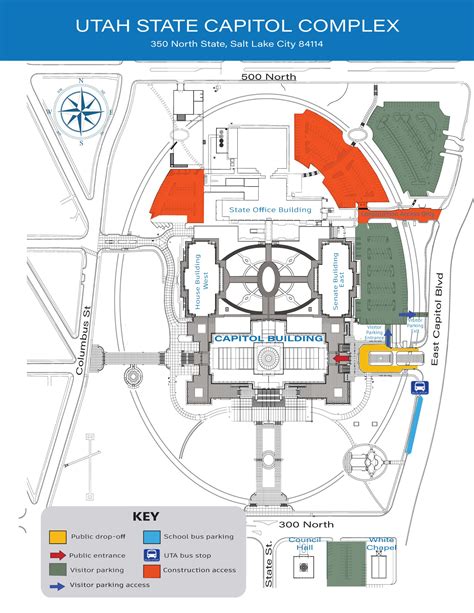 Parking, Directions and Maps | utahstatecapitol.utah.gov