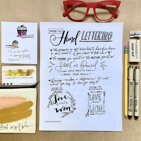 Intro to Hand Lettering Workshop — Scripturedoodle