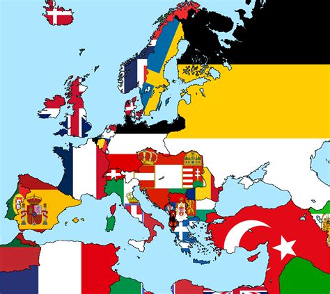 ww1 flag map of europe by asanstale on Newgrounds