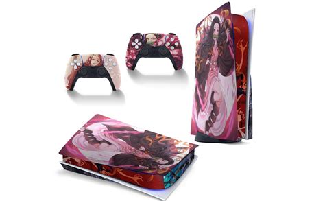 Amazon.com: Skins for PS5 Disk Edition Anime Console and Controller ...