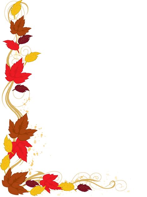 Fall Leaves Border Clip Art - ClipArt Best