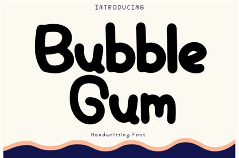 Bubble Gum Font By Achiart · Creative Fabrica